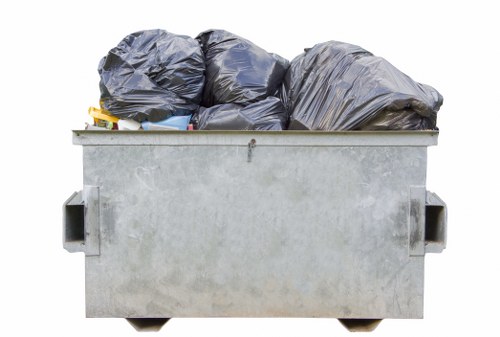 Waste collection truck in Paddington streets